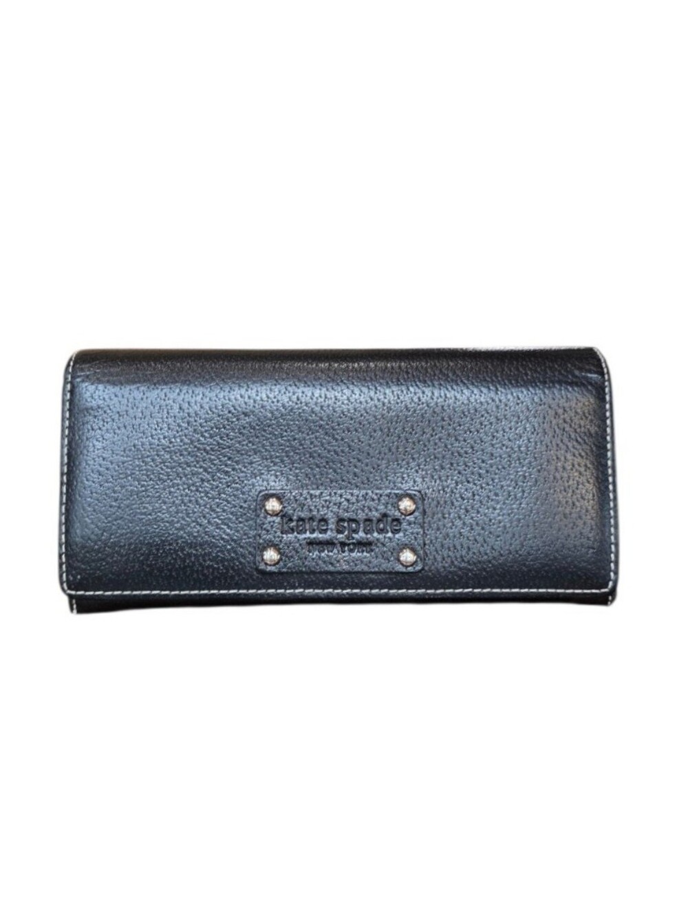 Kate Spade Wellesley Black Pebbled Leather Wallet